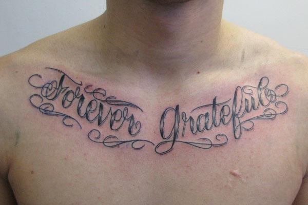 Celebrity Ink Tattoo - Inked with Gratitude 🙏✨ The Essence of Gratitude In  a world that often races forward, a 'grateful' tattoo serves as a gentle  pause button, reminding us of life's