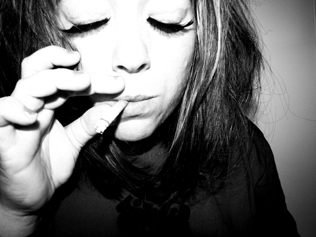 the incorrect way to smoke tobacco. 