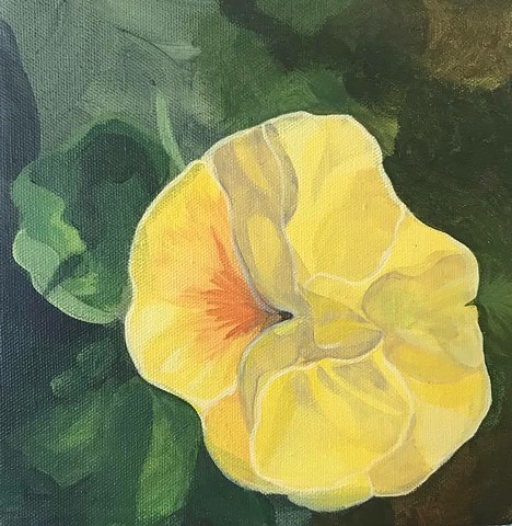 Yellow Flower painting by Anna Todaro Sadur