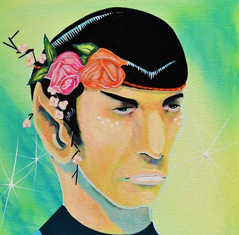 Frida Spock painting by Anna Todaro Sadur