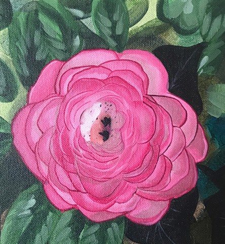 Flower painting by Anna Todaro Sadur