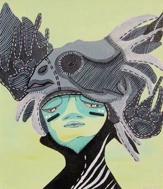 Greybird Painting by Anna Todaro Sadur