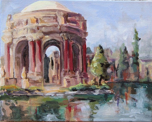 Palace of Fine Arts in San Francisco, California 