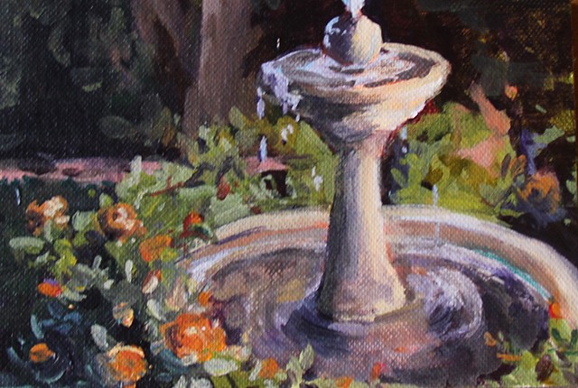 Fountain at Allied Arts, Menlo Park 