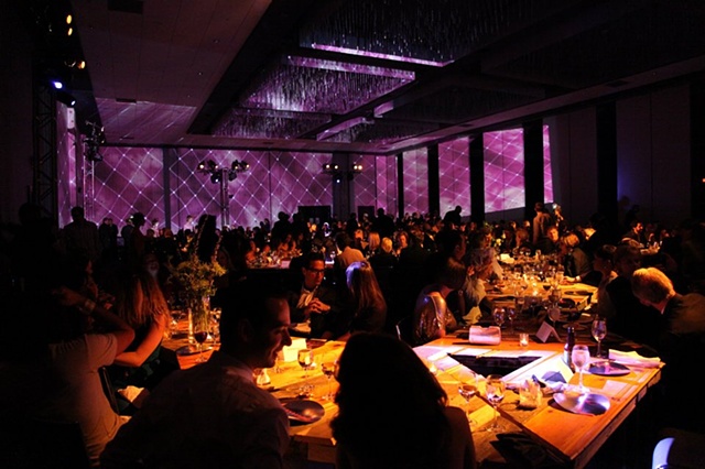 Tables during the event