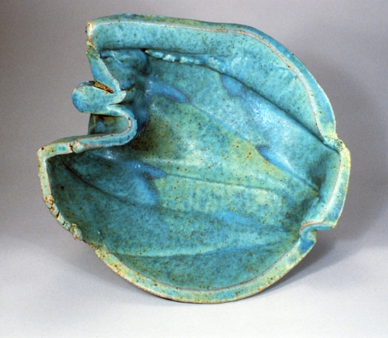 turquoise slab bowl