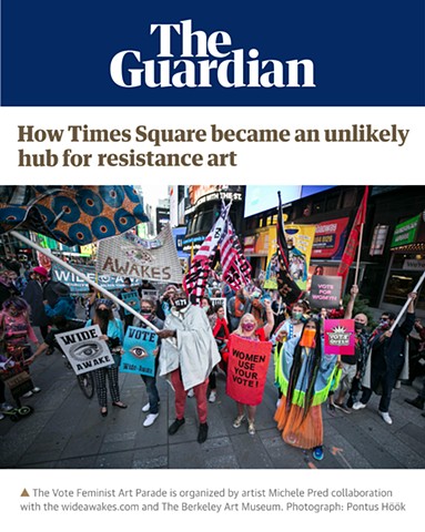 Vote Feminist Parade
Featured in The Guardian