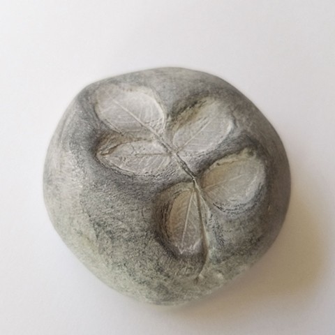 Leaf Stone for Memory Lounge Workshop through Scottsdale Arts