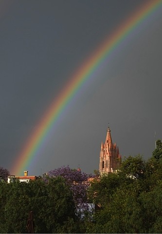 double rainbow over Parroqui
