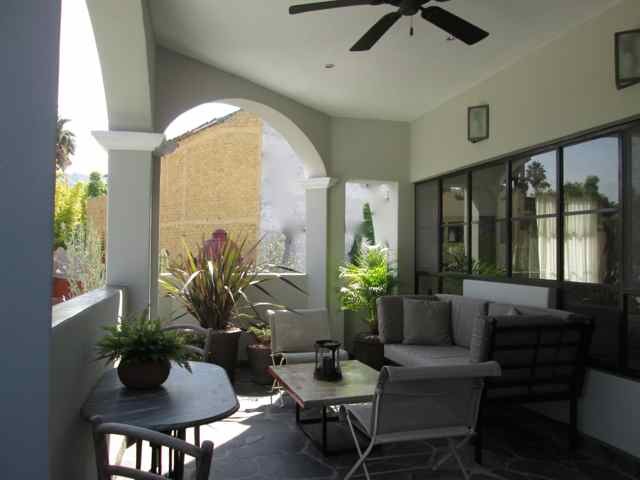 Outside sitting area