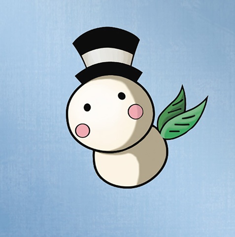 Bao Bao, mascot for Papaya Viet Cafe