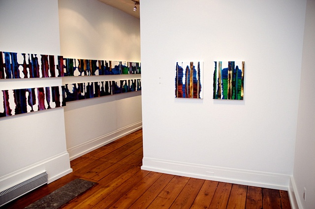 Installation for solo exhibit, 'Long Distance'
Bridgette Mayer Gallery
Philadelphia, PA, 2009