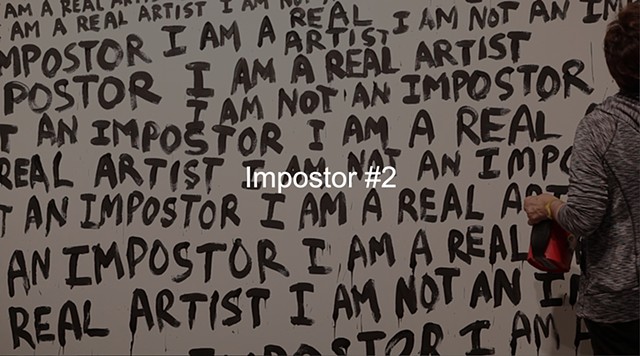 IMPOSTOR #2: a 3 minute time-lapse video of two-hour durational performance