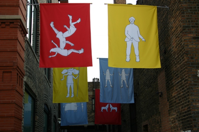Girls Brigade Flags Front View