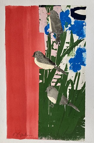 Trio of Sparrows (sold)
