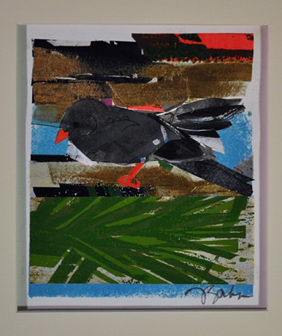Sparrow on Pine (sold)
