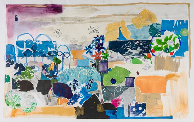 Julie Zahn: Woodcut, Katazome