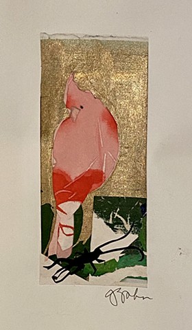 "Cardinal and Cricket" (sold)