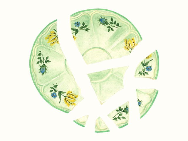 Corsage (Shattered Plate)