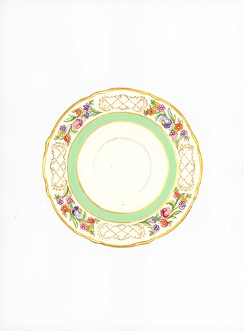 Tea plate (Orange Street)