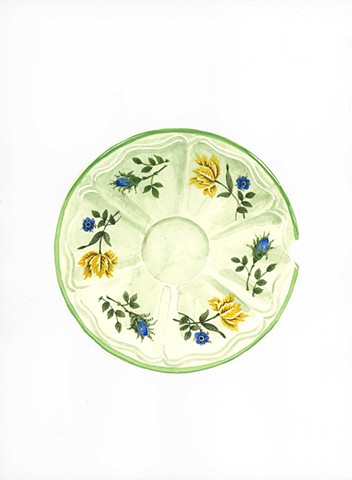 Corsage (chipped plate)