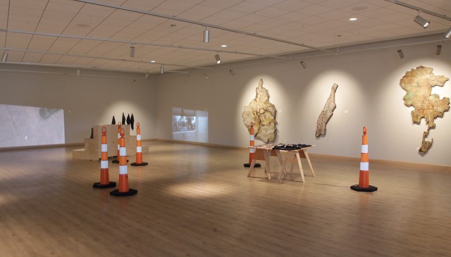 Installation view, "Outlands & Negotiations"
