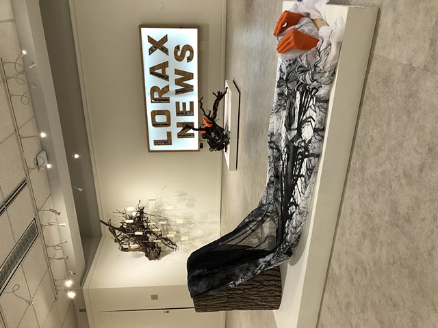 Labyrinth 1 - installation (foreground) 