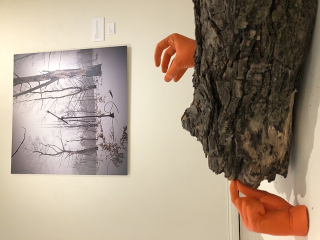 Labyrinth 2 - installation (foreground)