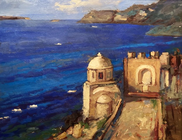 Greek church on Santorini 