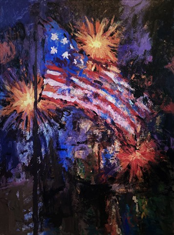 American flag, Stars and Stripes, painting of the American flag, Fort McHenry, Star Spangled Banner