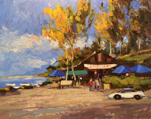 Bayside Cafe, morro bay, morro bay california, paintings of morro bay