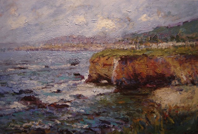 California seascape, Shell Beach California, ocean, paintings of Shell Beach California