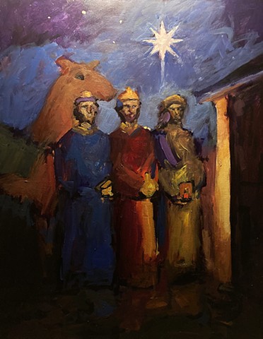 The arrival of the Three Magi