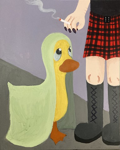 Insomnia Duck is Goth Girl's Only Friend