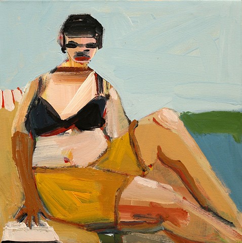 Figure Study #30, acrylic on canvas, 12x12, NOW: $668 