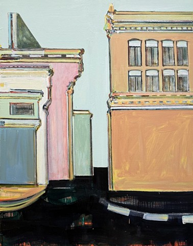 SF #69, 50"x40", oil and graphite on canvas, email for pricing information