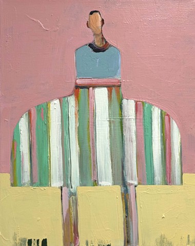 Small Figure #473, 20"x16", oil on canvas, unframed, $1,600