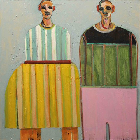 Imaginary Friends #57, 48x48, oil on canvas, price upon request