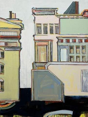 SF #67, 48"x36", oil and graphite on canvas, email for pricing information