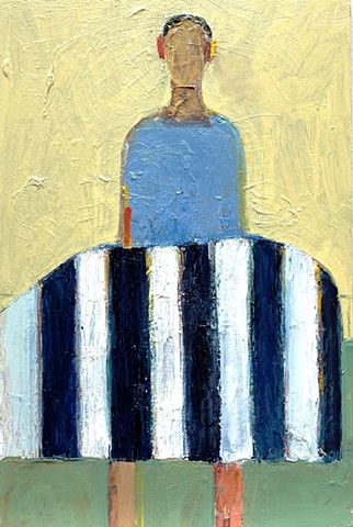 Small Figure #439, 13"x9", oil on canvas, $890