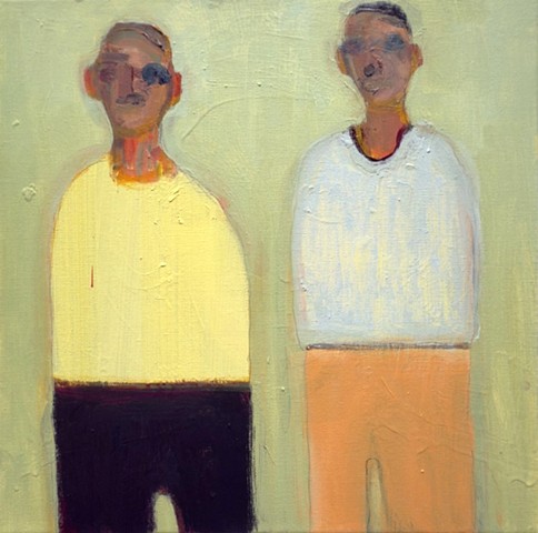 Small Figures #513, 15"x15", oil on canvas, $1,500