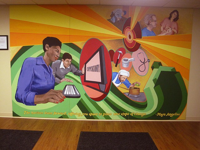 PADS, homeless shelter mural #2