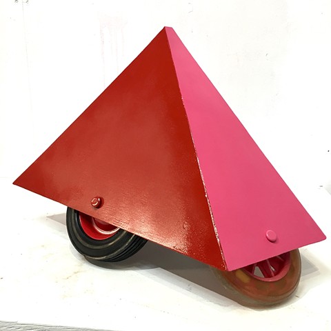 Pyramid on wheels