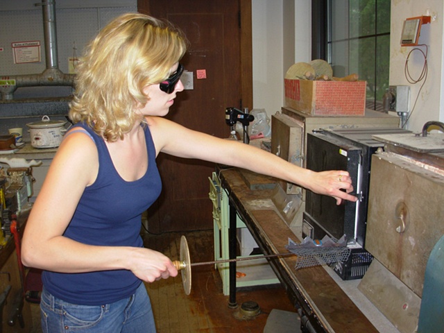 Enameling at Edinboro University's Studio: 2008