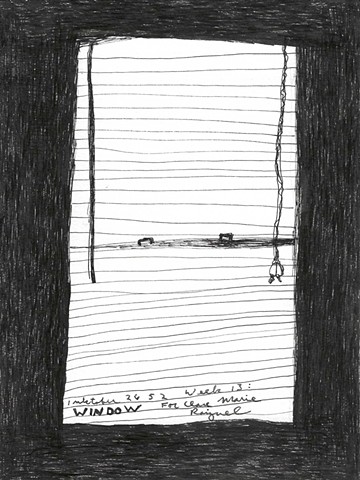 Inktober Week 13: Window