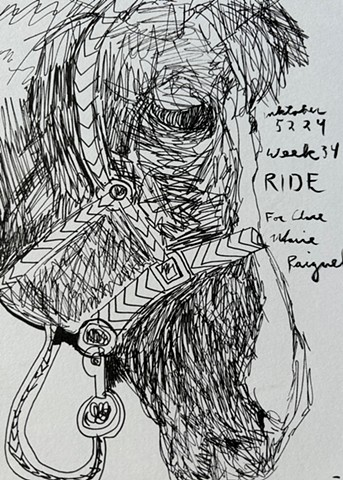 Inktober 34: Ride