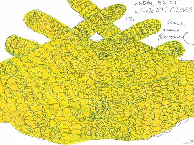 Inktober, Week 39: Gloves
