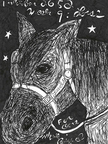 Inktober Week 9: Horse