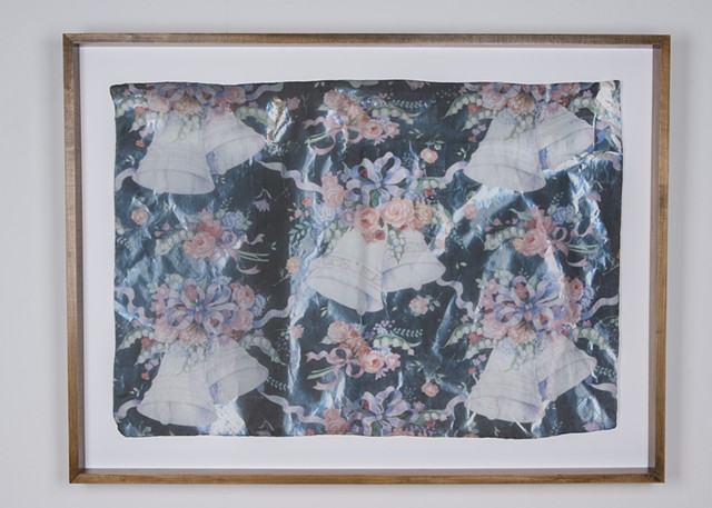 Veil, 2016. Digital print on habotai silk, 27.50” x 39”.