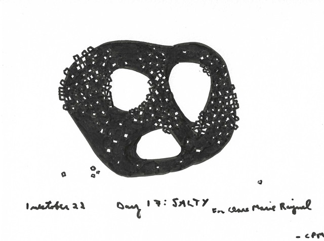 Inktober Day 17: Salty